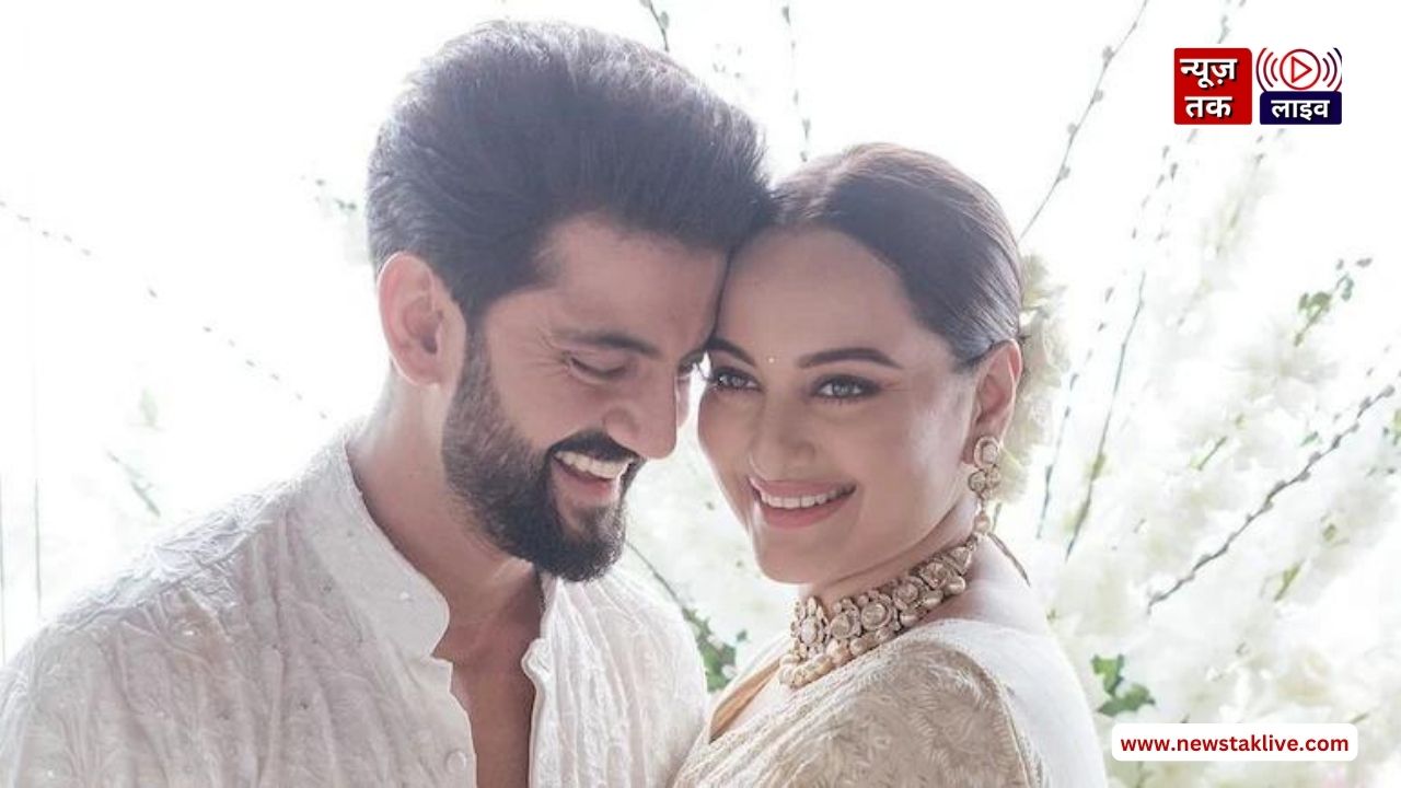 Sonakshi Sinha Wedding: 44 साल पुरानी साड़ी में चमकी बॉलीवुड एक्ट्रेस, गहनों ने दिया अलग लुक