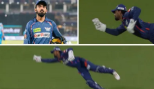 KL Rahul सुपरमैन बने! एक तेंदुआ की तरह बॉल पर कूद पड़े, गेंदबाज ने कैच देखकर हाथ जोड़े