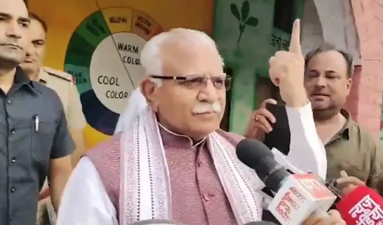 Former CM Manohar Lal Khattar