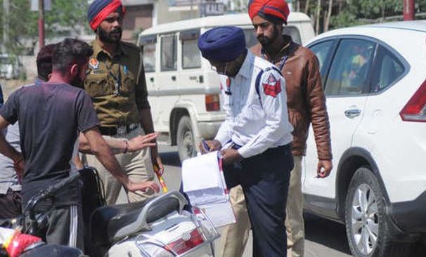 पंजाब में ट्रैफिक चालानों का रिकॉर्ड टूटा, 41 लाख से ज्यादा चालान